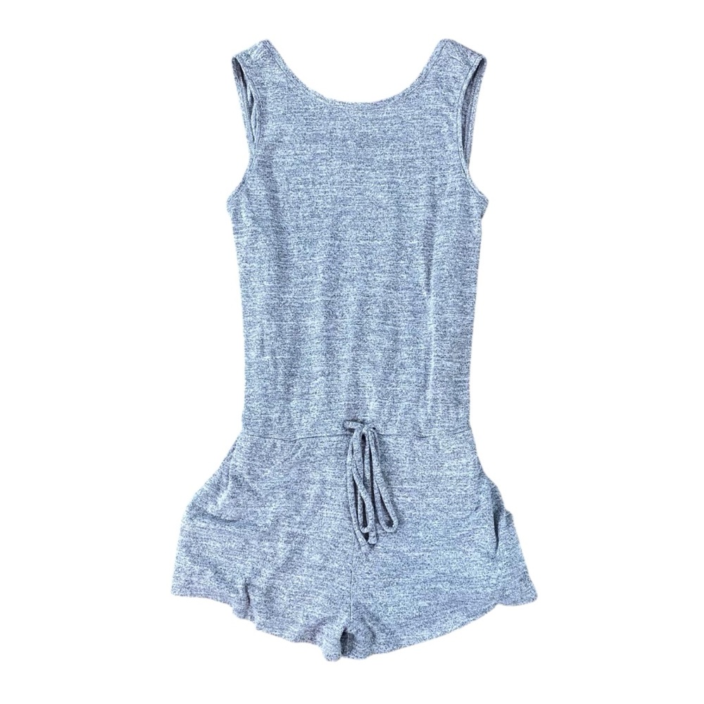 Woman’s GAP jersey knit gray romper size S